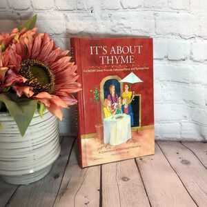 Autographed ITS ABOUT THYME cookbook